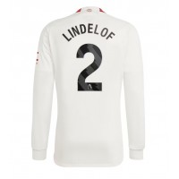 Camiseta Manchester United Victor Lindelof #2 Tercera Equipación 2023-24 manga larga